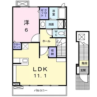 ラフィナート【2階】の間取り