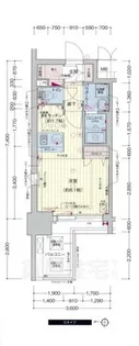 プレサンス錦プレミアム【5階】の間取り