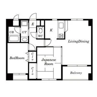 陽光大森マンション【4階】の間取り