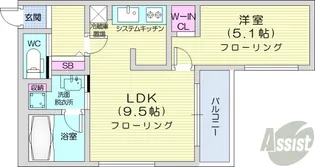 仮)菊水5-1MS【2階】の間取り