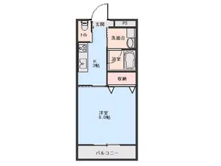エメローズ南蔵王【2階】の間取り