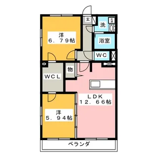 Alba Grande【2階】の間取り