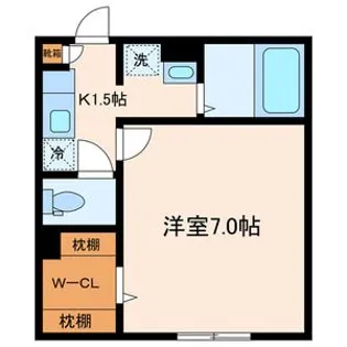 セレス【2階】の間取り