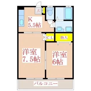ビーノメゾン【2階】の間取り
