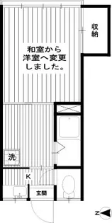 メゾンイワシタ【2階】の間取り
