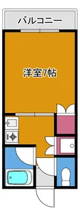 サンライズ長洲【2階】の間取り