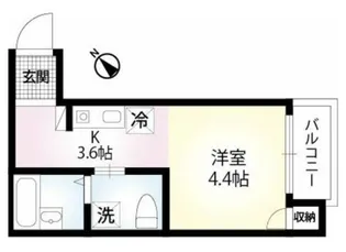 ラウレア【1階】の間取り