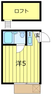 シュガーハイム【1階】の間取り