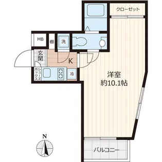 Beverly Homes 下赤塚の間取り