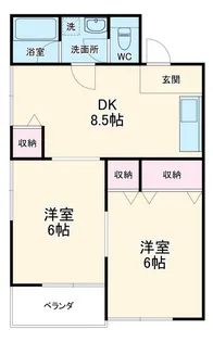スマイルII【2階】の間取り