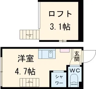 メゾン上北【1階】の間取り