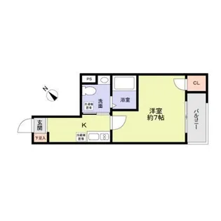 Jブラン三ノ輪【2階】の間取り