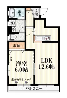Kハウス【2階】の間取り