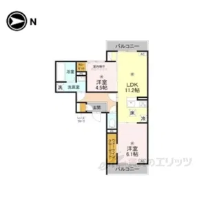 RETOLIA大和小泉【1階】の間取り