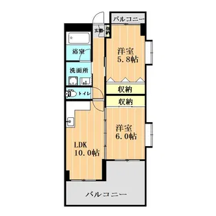 ピュアハウス【2階】の間取り