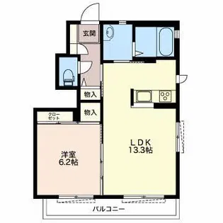Le lis しぶみ【1階】の間取り