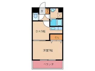 ARTHU-WIN.D赤間【3階】の間取り