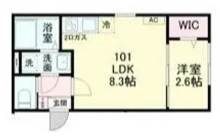 KEIAI RESIDENCE鎌ケ谷【3階】の間取り