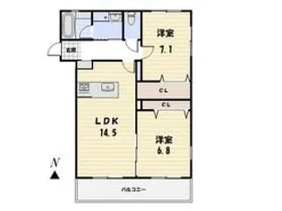 grand maison Myrica(グランメゾンミリカ)【1階】の間取り