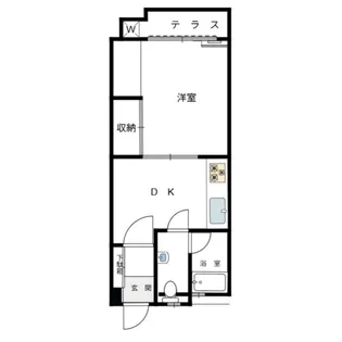 シティマンション中山【3階】の間取り