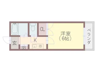 大阪府大阪市平野区喜連東2【マンション】の間取り