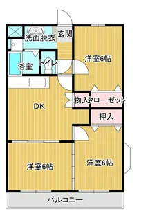 トゥ・ル・モンド【3階】の間取り
