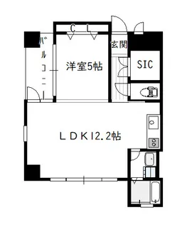リヴィエールトピカ(C)【9階】の間取り