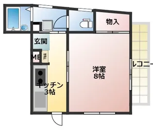 メープルハイツ沢田【3階】の間取り