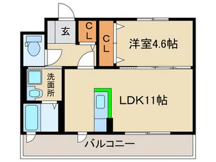 シャーメゾン今川【2階】の間取り