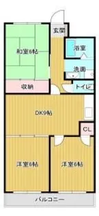 グリーンバレー和合【2階】の間取り