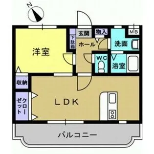 ユーミーリベルテ【3階】の間取り