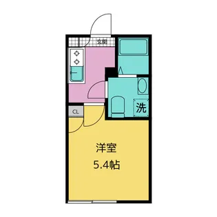 ベラビスタヒルズ舎人【1階】の間取り