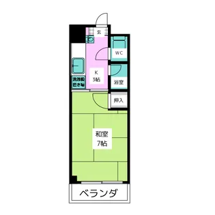 ホワイトハイム弥富【5階】の間取り