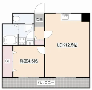 大阪府高槻市西冠1【マンション】の間取り