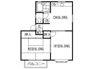 オークリーフ【2階】の間取り