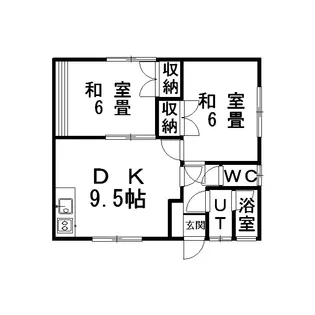増田マンション【1階】の間取り