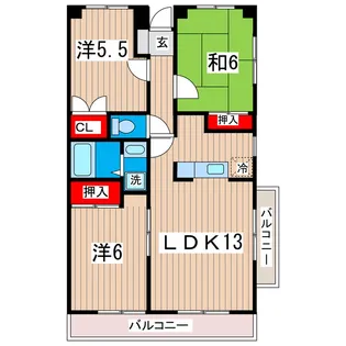 サンハイム千石【2階】の間取り
