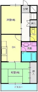 ニュートラルハイツ【2階】の間取り
