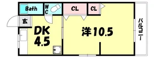サンシャイン山ノ手【2階】の間取り