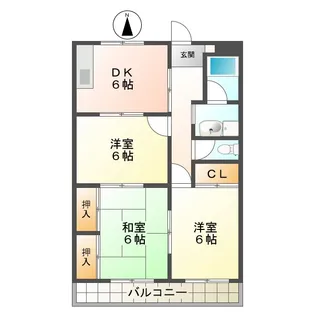 TBコーポ【2階】の間取り