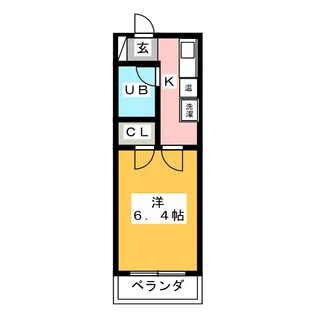 あけぼの巌ビル【4階】の間取り