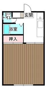 ハピネスルームNo2【1階】の間取り