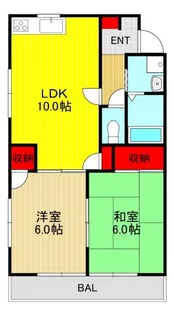 木村ビル【3階】の間取り