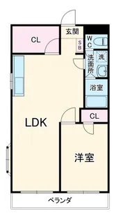 Sマンション上野【3階】の間取り