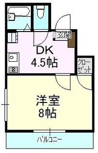 ペルソネ桜馬場【5階】の間取り