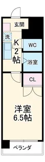 岡地レジデンス月ヶ丘【1階】の間取り