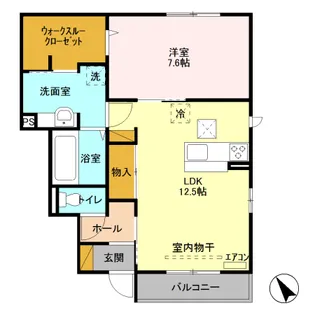 シャインコート【1階】の間取り