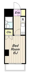 スカイコート大和【5階】の間取り