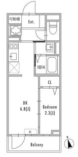 グランパセオ大森北【5階】の間取り