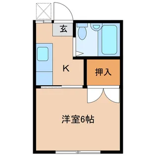 丸清コーポ【2階】の間取り